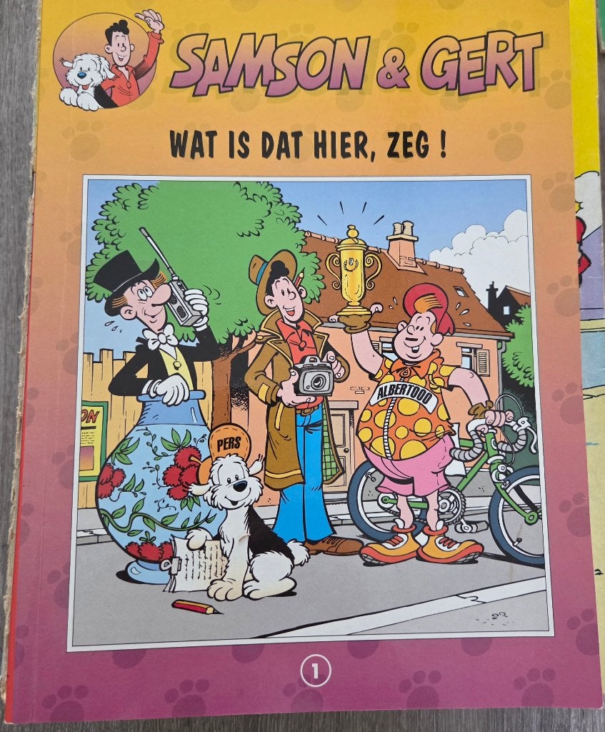 6x Vintage Samson & Gert Strips – Allemaal 1e Druk!, Verzamelen, Stripfiguren, Zo goed als nieuw, Boek of Spel, Overige figuren