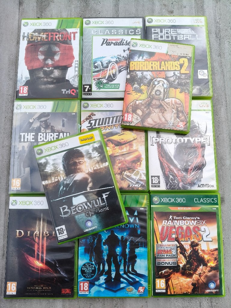 mooie verzameling van 11 Xbox 360 spellen, Games en Spelcomputers, Avontuur en Actie, 1 speler, Ophalen of Verzenden, Zo goed als nieuw