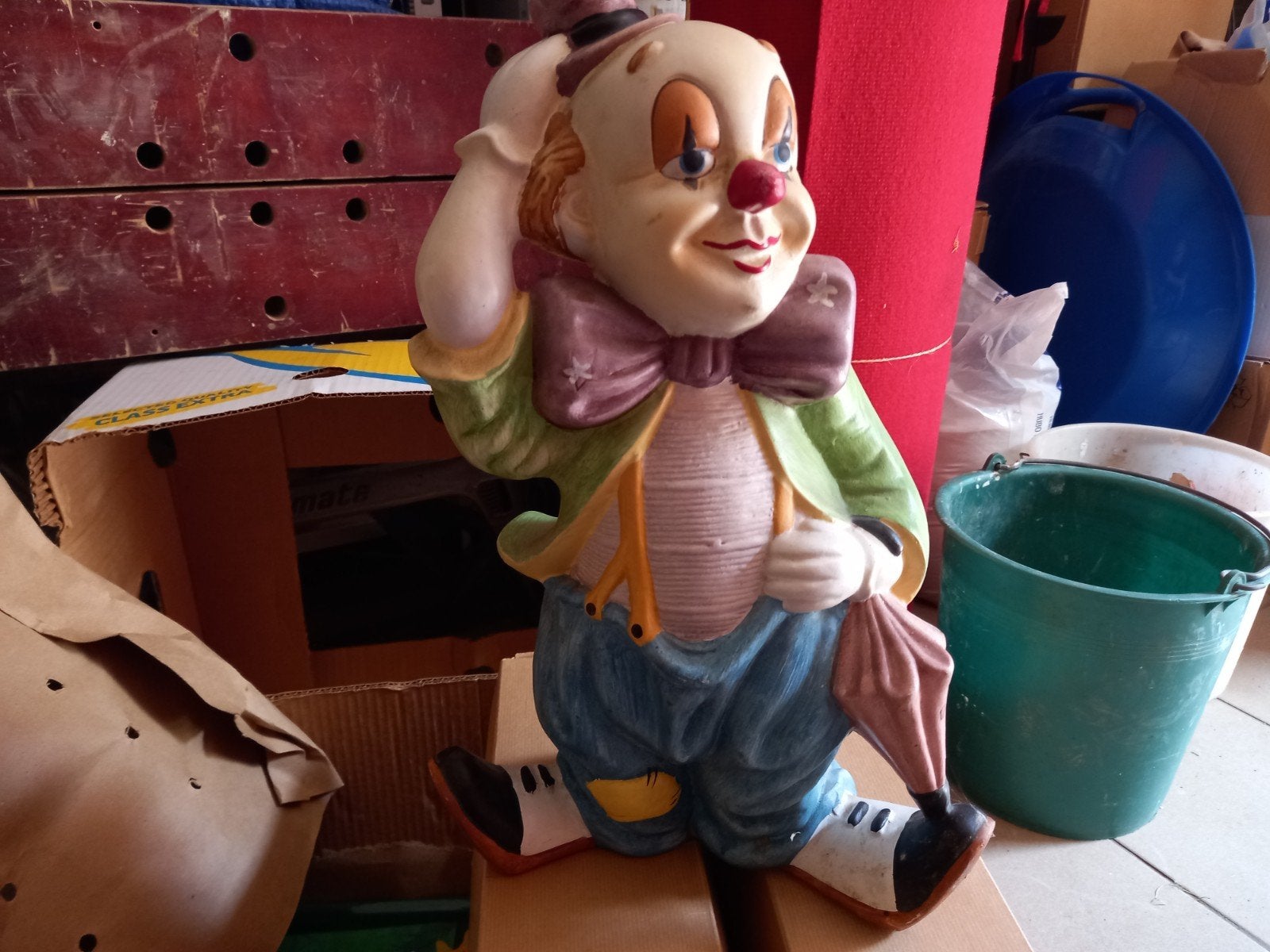 clown spaarpot, Verzamelen, Spaarpotten, Ophalen