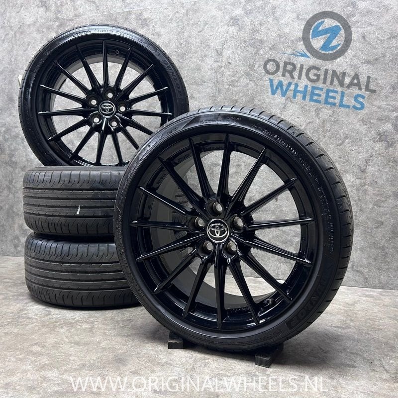 18 inch originele Enkei velgen + zomerbanden Toyota Corolla, Auto-onderdelen, 18 inch, Gebruikt, -, -