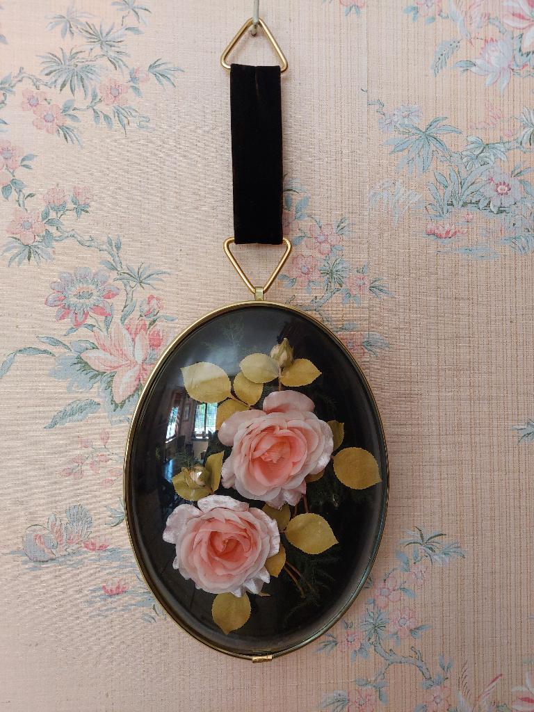 Wanddecoratie, Vintage, Ophalen, Glas