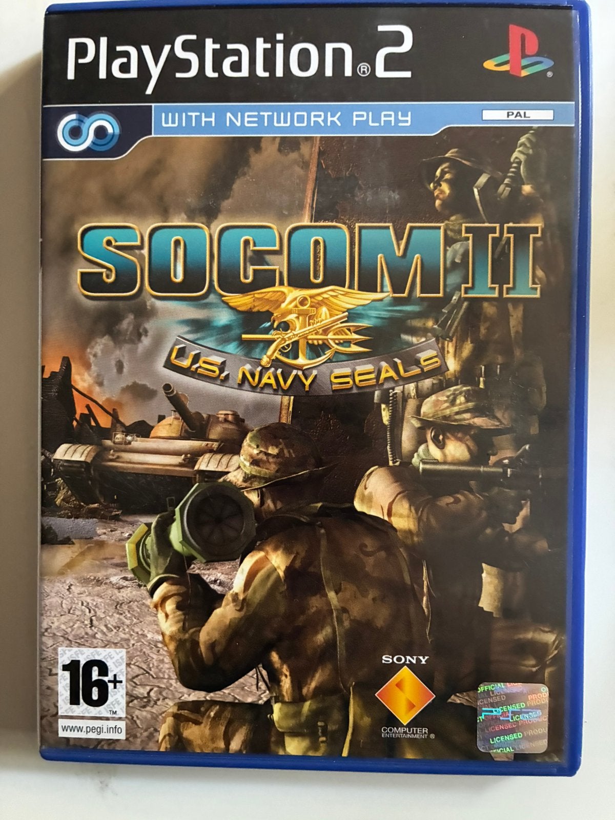 SOCOM II US Navy Seals - PlayStation 2 (PS2), Consoles de jeu & Jeux vidéo, Online, Shooter, Enlèvement ou Envoi, Comme neuf