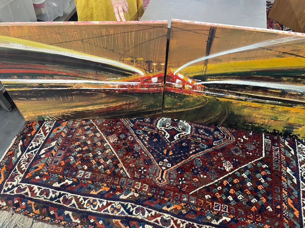 Schilderij van parys, Antiek en Kunst, Ophalen