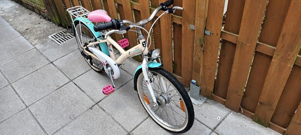 Meisjesfiets voor leeftijd van ongeveer 6 tot 8 jaar, Enlèvement, Utilisé, Frein à main