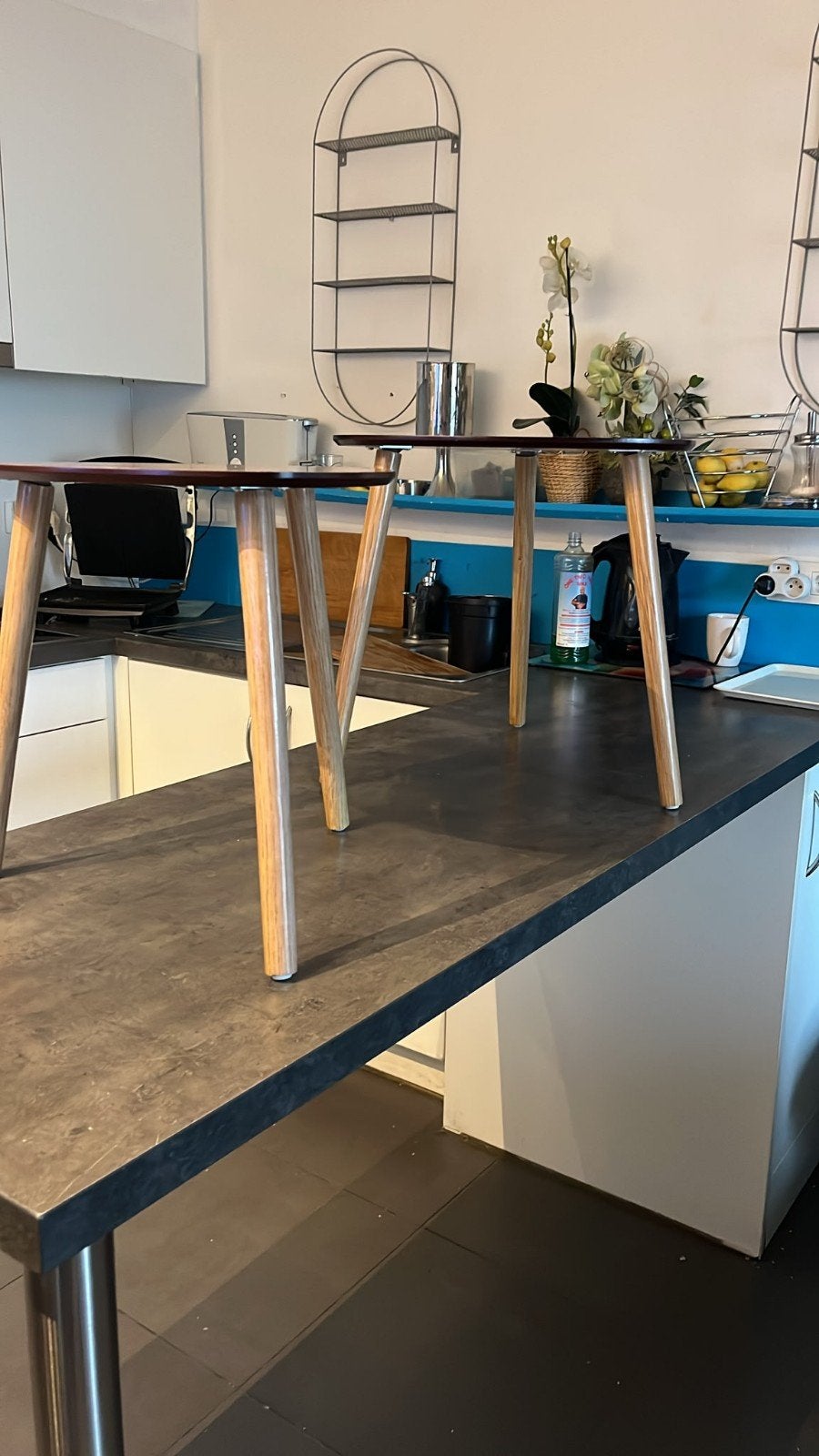 2 leuke bijzettafels nieuw, Minder dan 55 cm, Zweeds huiselijk, Nieuw, Overige vormen