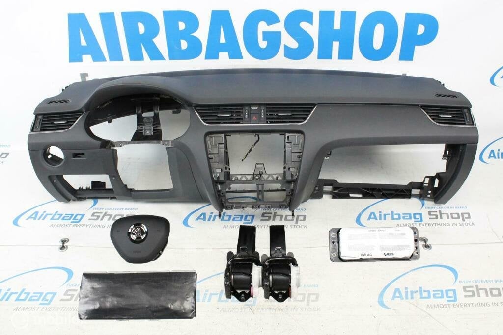 Airbag kit Tableau de bord halogène Skoda Octavia 2013-2020, Enlèvement ou Envoi, Utilisé