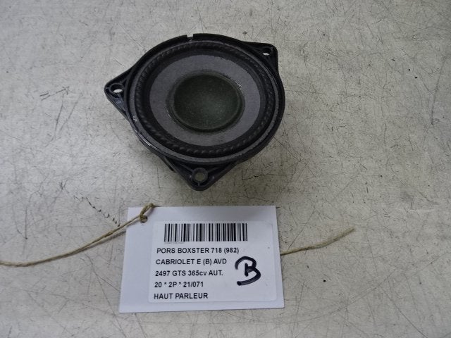 HAUT PARLEUR / ENCEINTE Porsche 718 Boxster (982), Utilisé, Porsche