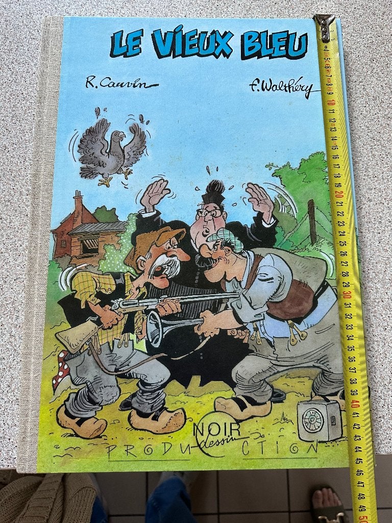 BD, Le vieux bleu de F. Walthéry, grand format., Livres, Walthery, Enlèvement ou Envoi, Une BD, Comme neuf