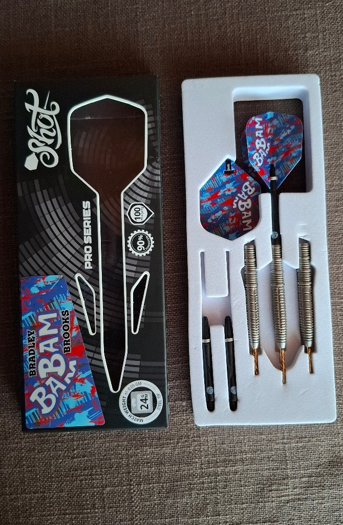 Darts pijlen shot 24 gr, Enlèvement ou Envoi, Comme neuf, Fléchettes
