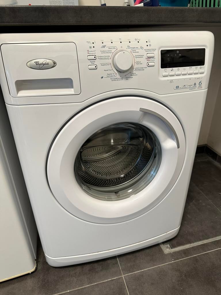 Wasmachine whirlpool 8 kg w, Ophalen, Zo goed als nieuw
