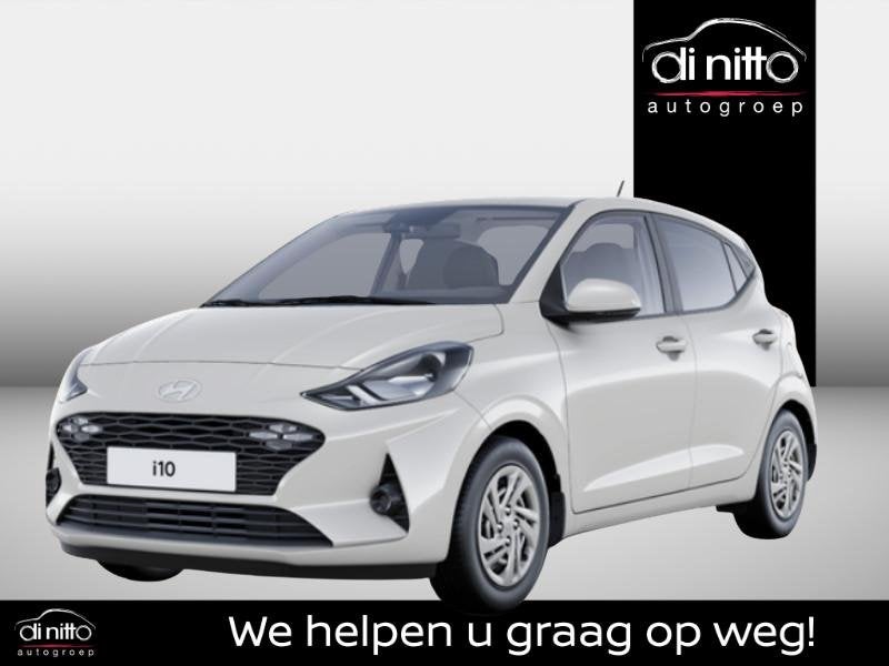 Hyundai i10 1.0I TECHNO 998CC - 3L - 6PK/CV - 46KW, Auto's, 4 zetels, Stof, Gebruikt, Zwart