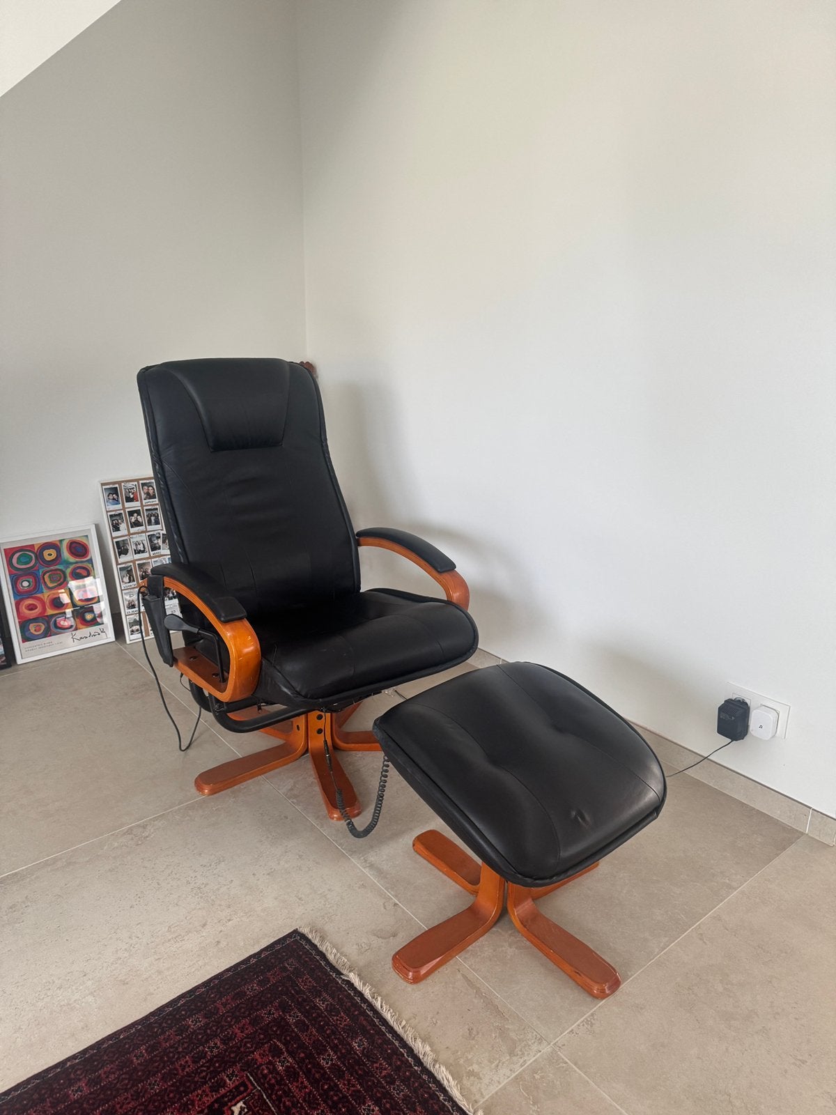Franse Centrelec massage relaxstoel met verwarming, Enlèvement, Utilisé