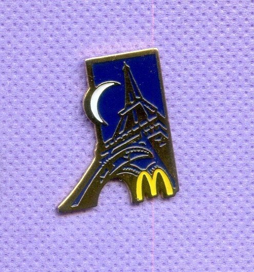 pins mc donald's  paris a120, Envoi, Utilisé, Marque, Insigne ou Pin's