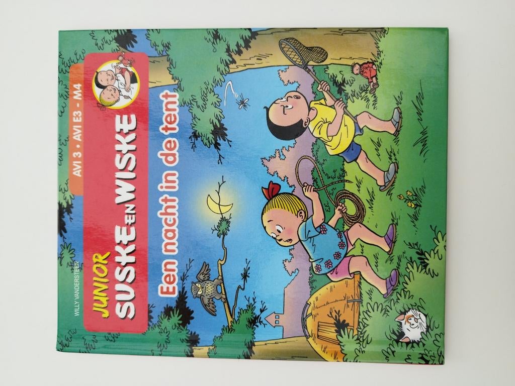 Suske en Wiske Junior Een nacht in de tent, Ophalen