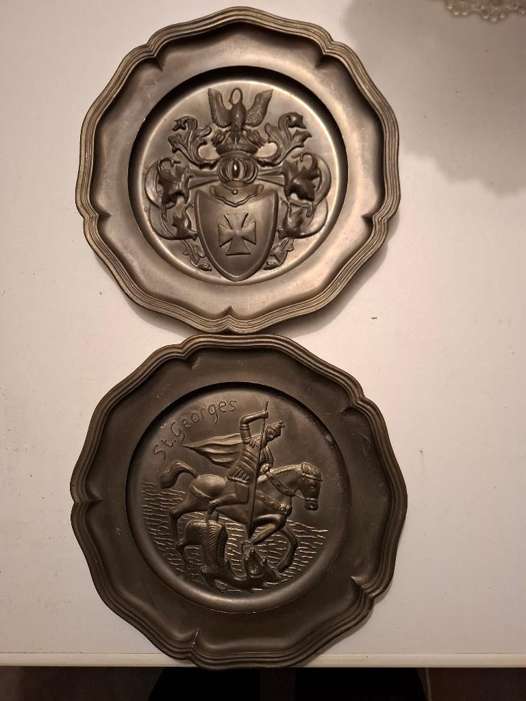Tinnen borden, Ophalen of Verzenden