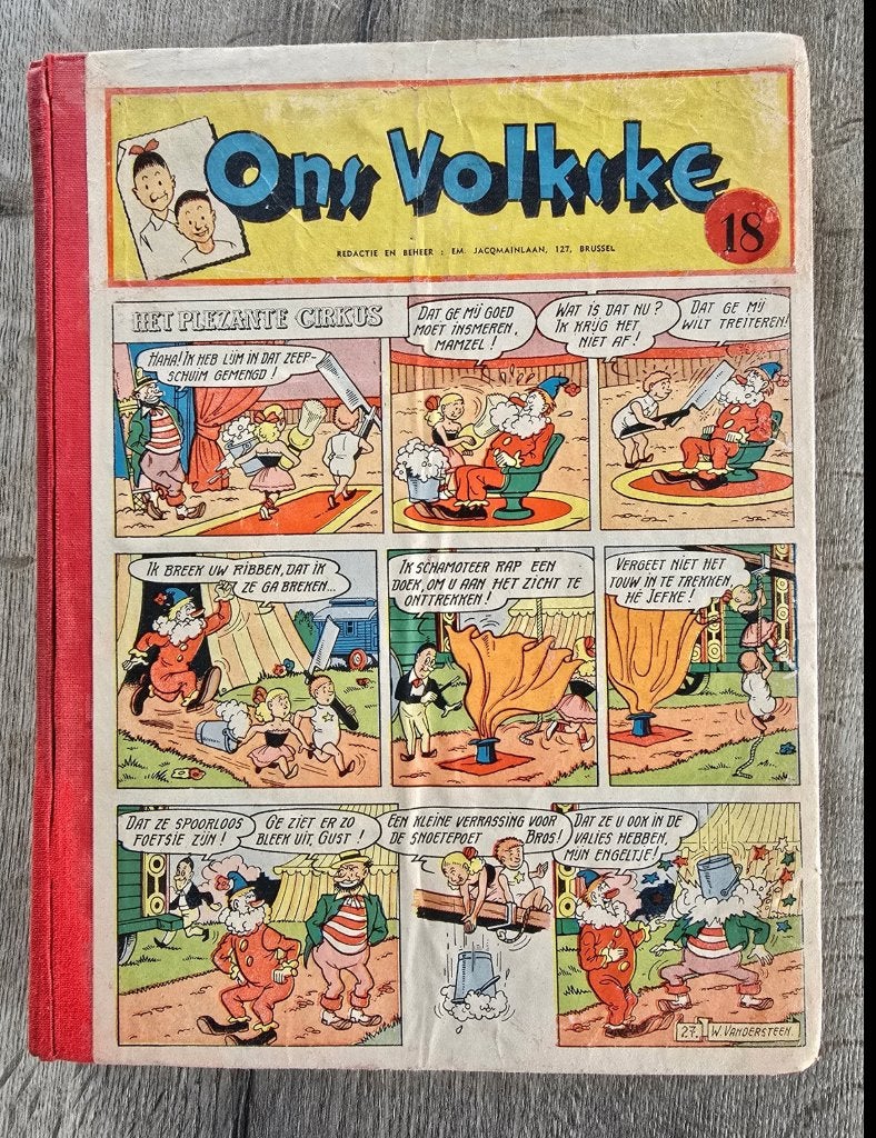 Ons Volkse album - nr8 - 1954 Vrij goede staat, Boeken, Ophalen of Verzenden
