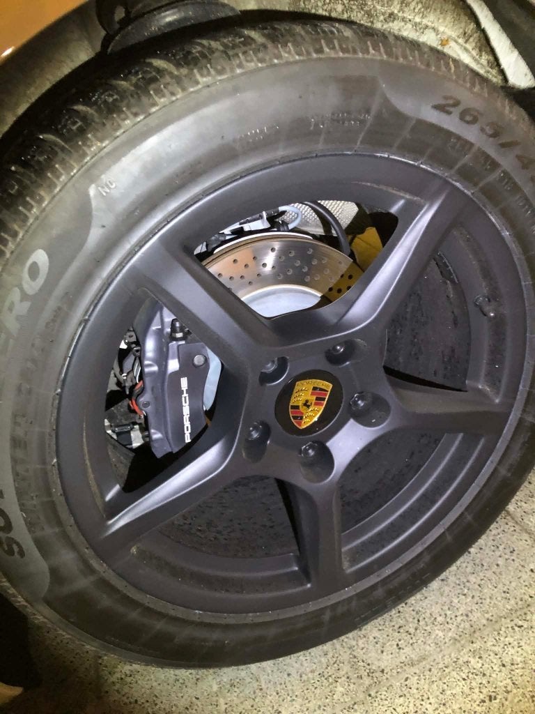 18" met winterbanden voor Porsche Boxster Cayman 718, Auto-onderdelen, Banden en Velgen, Ophalen, 18 inch, Gebruikt, Banden en Velgen