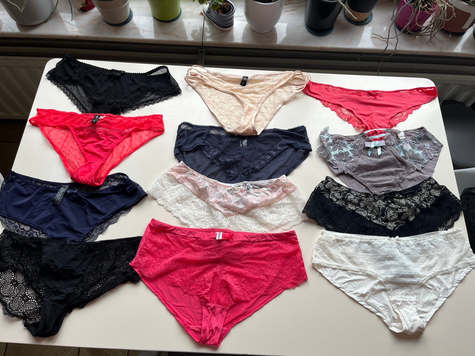 Lot culottes en dentelle Undiz, Aubade , Saphh, Enlèvement ou Envoi, Multicolore, Slip