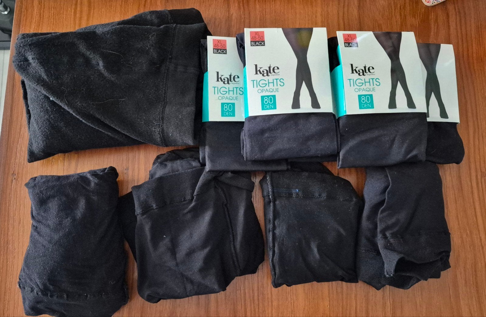 Panty´s zwart 10 stuks XL, Vêtements | Femmes, Leggings, Collants & Bodies, Neuf, Taille 48/52 (XL), Enlèvement ou Envoi, Panty