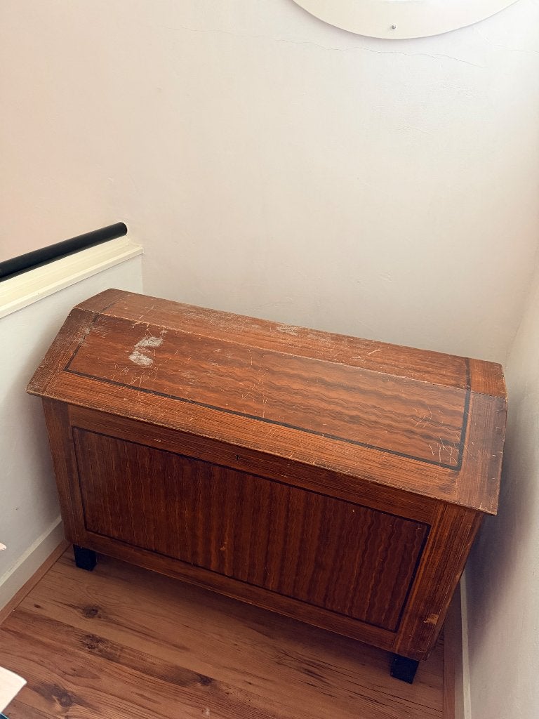 Grote houten kist, Enlèvement, Utilisé, 50 à 75 cm, 50 – 75