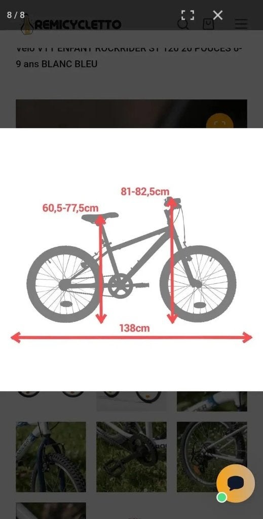 VTT enfant Btwin Rockrider ST 120, Vélos & Vélomoteurs, Frein à tambour, Enlèvement, Rockrider, Comme neuf