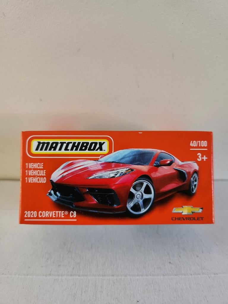 Matchbox Power Grabs Corvette C8 2020 (2021), Ophalen of Verzenden