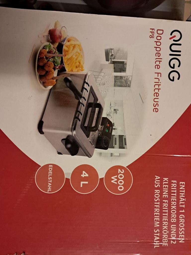 Friteuse. Grand bac., Enlèvement