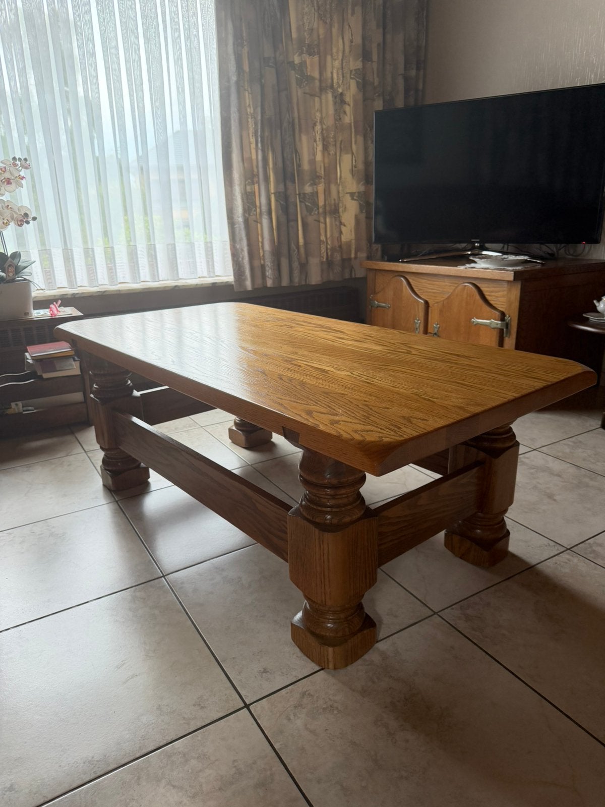 Eiken salontafel, Enlèvement, Comme neuf