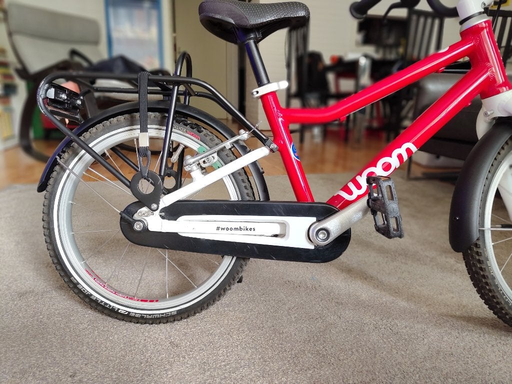 Preloved lbike Woom 3 Red with original accessories, Vélos & Vélomoteurs, Vélos | Vélos pour enfant, Utilisé, 16 à 20 pouces, Frein sur jante