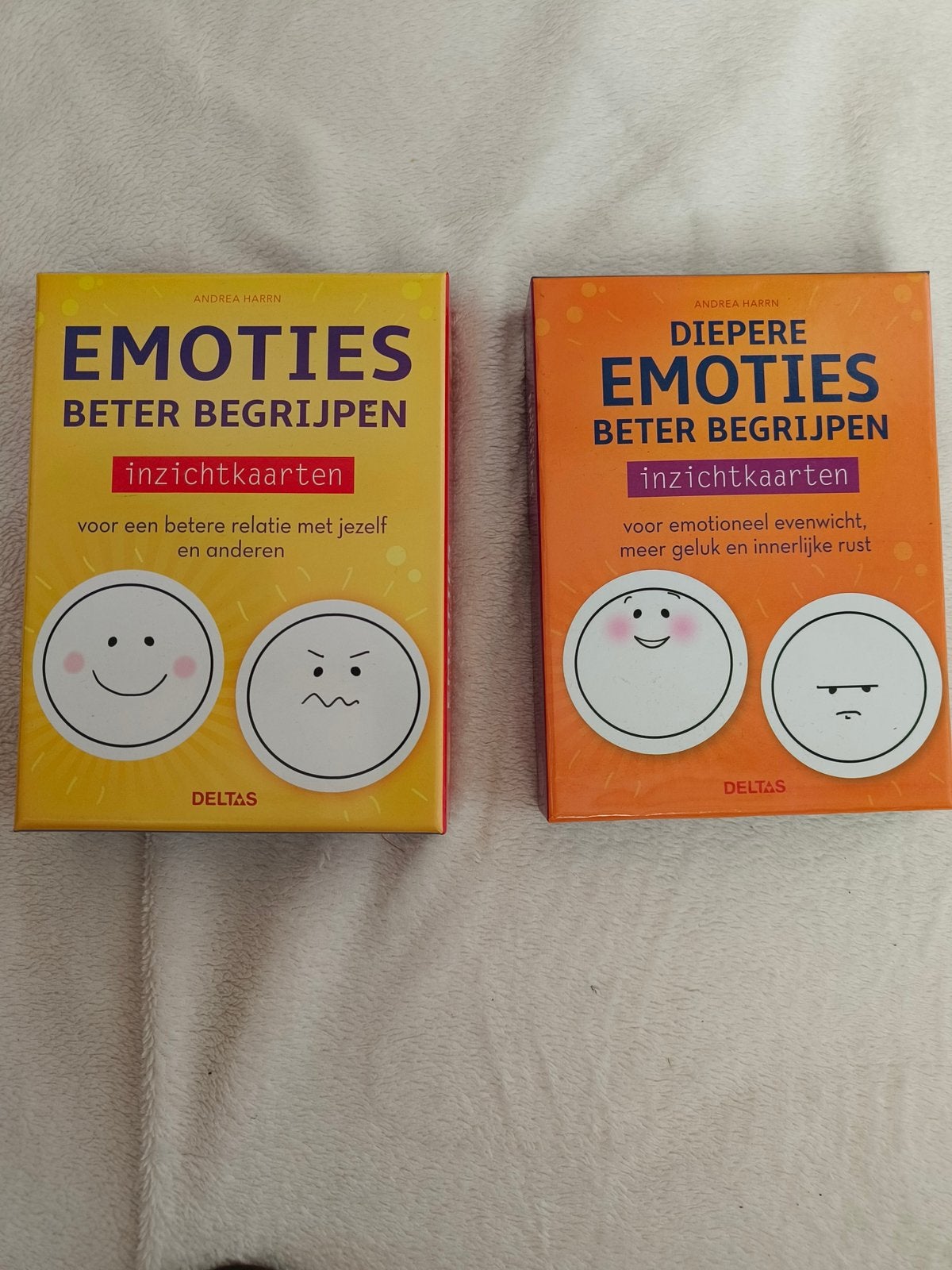 Inzichtkaarten deltas: emoties, en diepere emoties, Boeken, Ophalen, Zo goed als nieuw