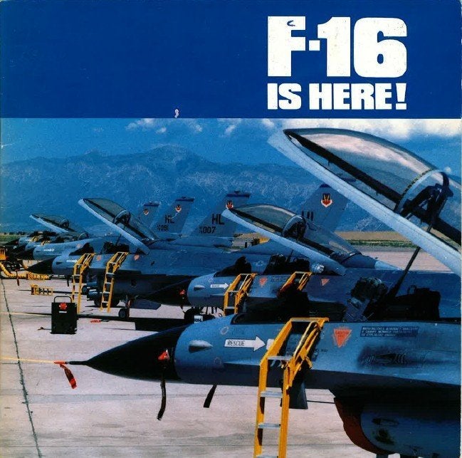 General Dynamics’ booklet “F-16 is here!”, Ophalen, Luchtmacht, Boek of Tijdschrift