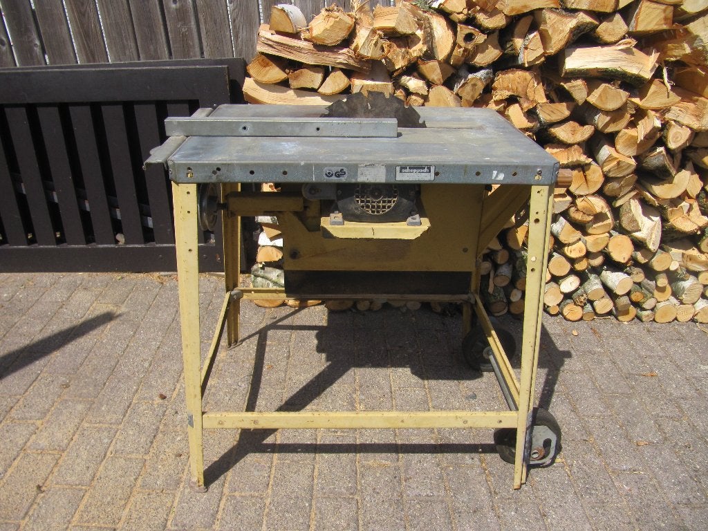 Zaagmachine-cirkelzaag-Scheppach, Ophalen, Gebruikt, Cirkelzaag, 1200 watt of meer