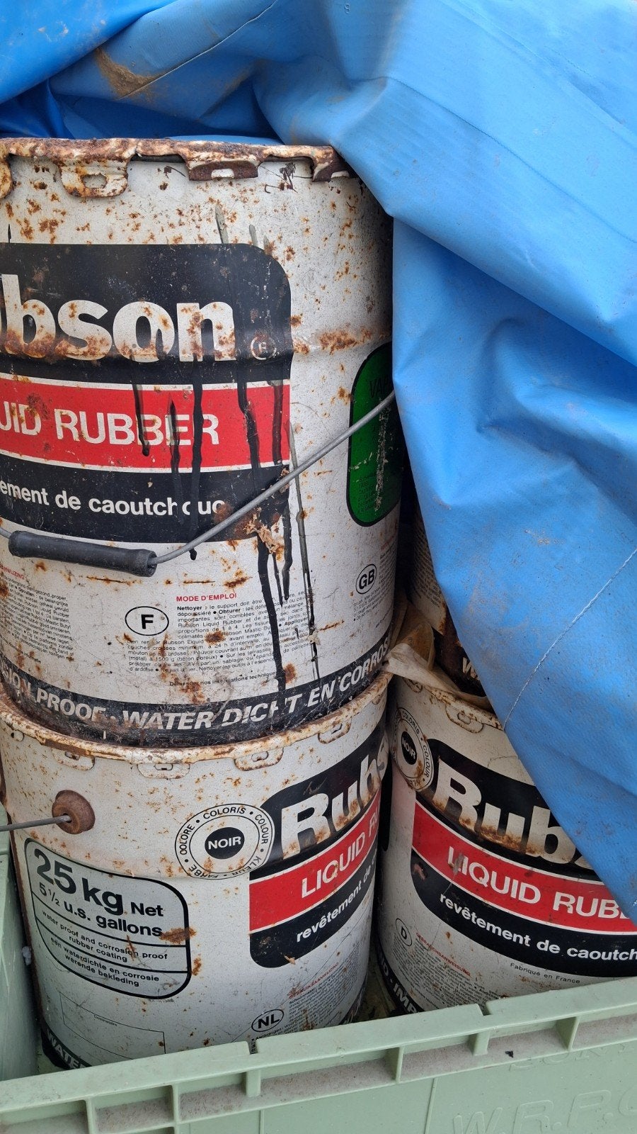 rubson vloeibaar rubber., Ophalen