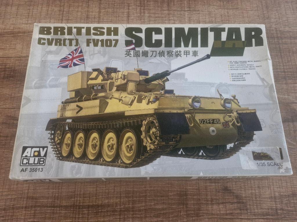 AFV 1/35 Scimitar British CVR(T) FV107 Belgian Decals, Overige merken, Tank, 1:32 tot 1:50, Ophalen of Verzenden