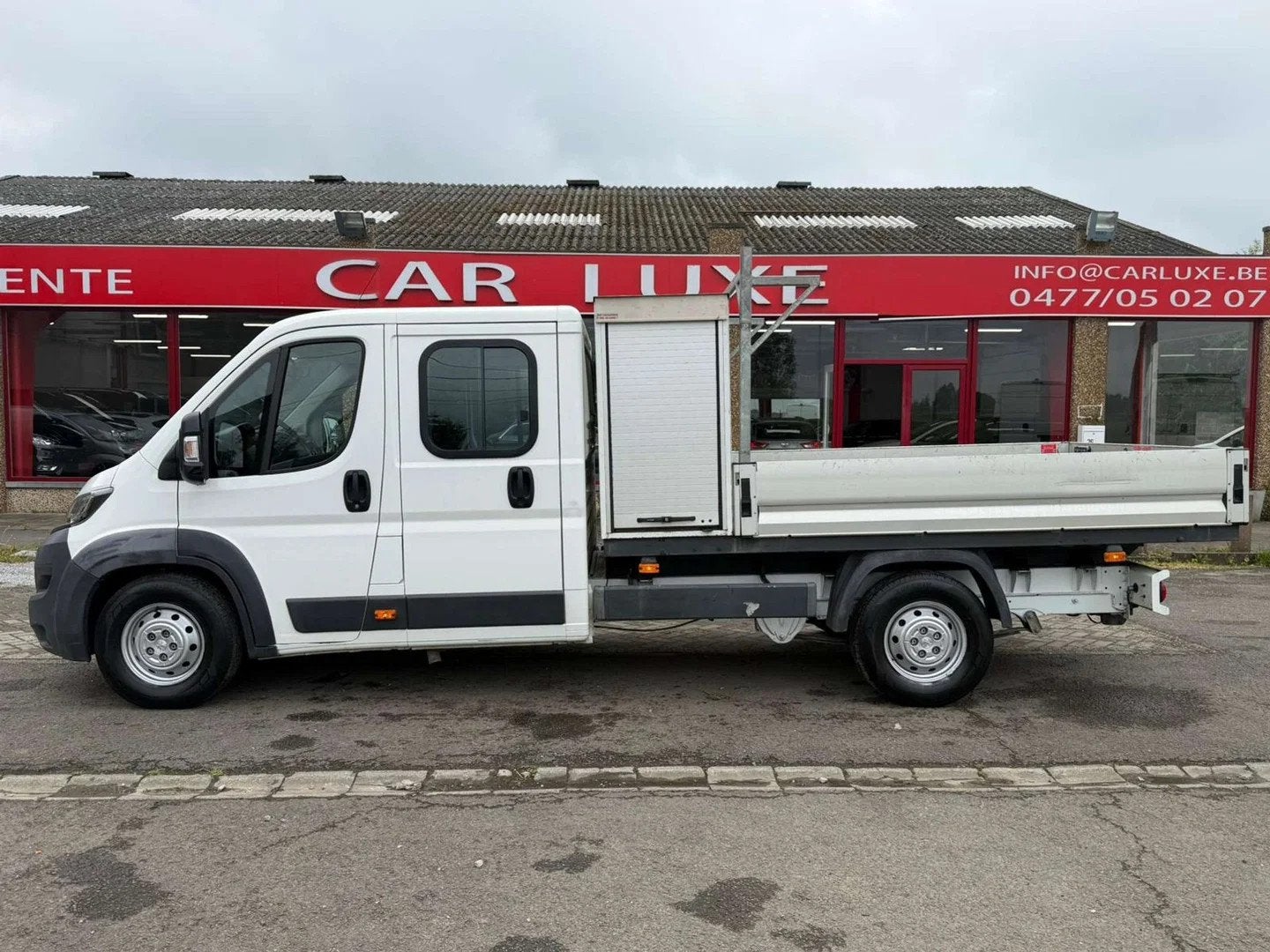 Peugeot Boxer 2.0 HDi L3H2 PLATEAU 7 PLACES TVAC, Autos, Cuir, Achat, Entreprise, 7 places