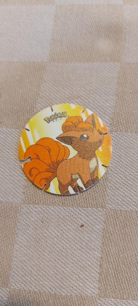flippo pokemon chiki balls zeldzaam Vulpix, Ophalen of Verzenden, Losse flippo's