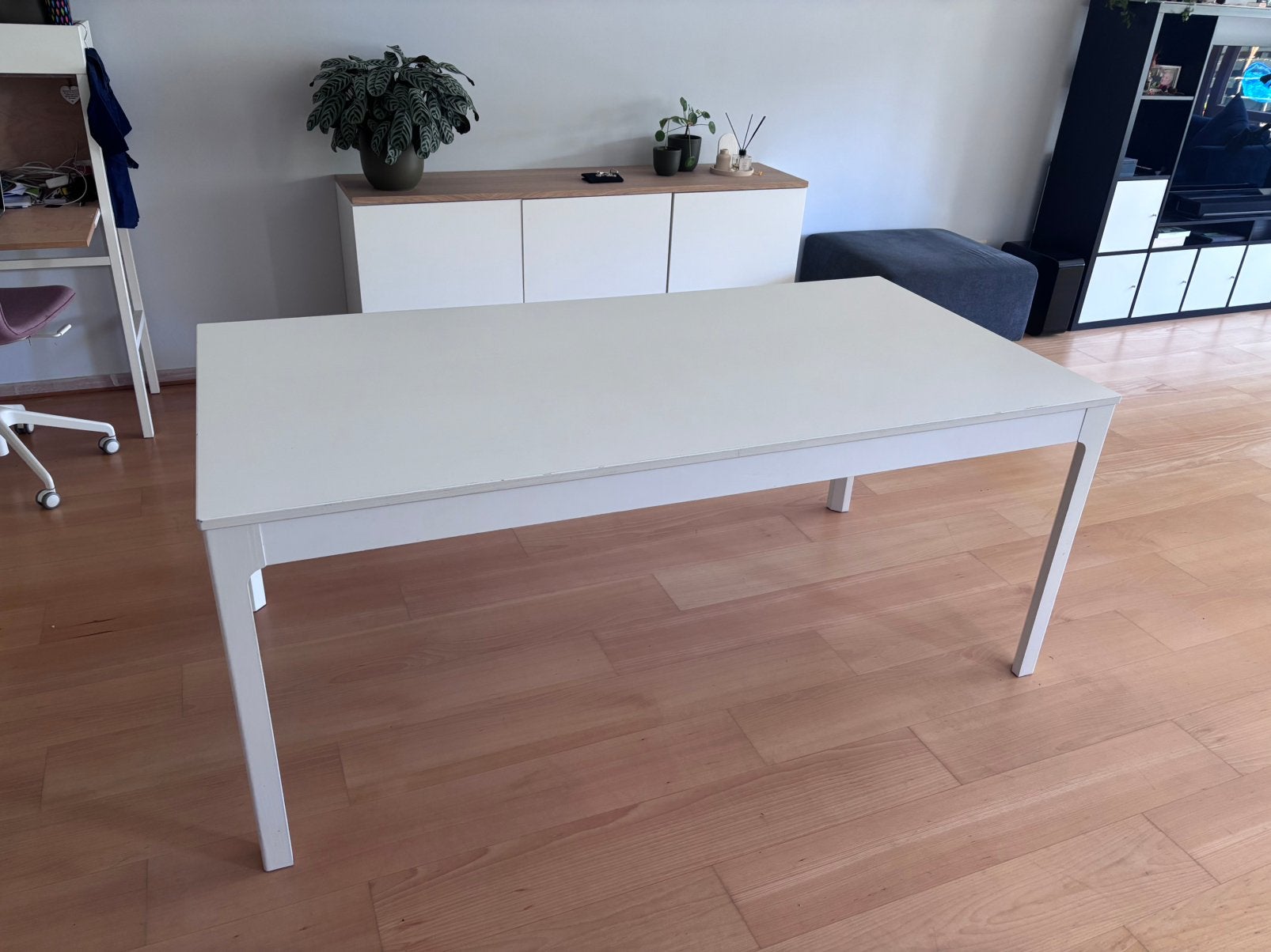 Tafel uitschuifbaar., Ophalen, 200 cm of meer, 50 tot 100 cm, Zo goed als nieuw