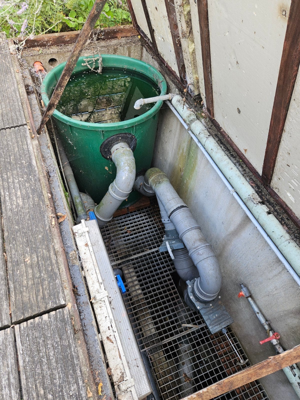 volledige vijverinstallatie te koop., Ophalen, Gebruikt