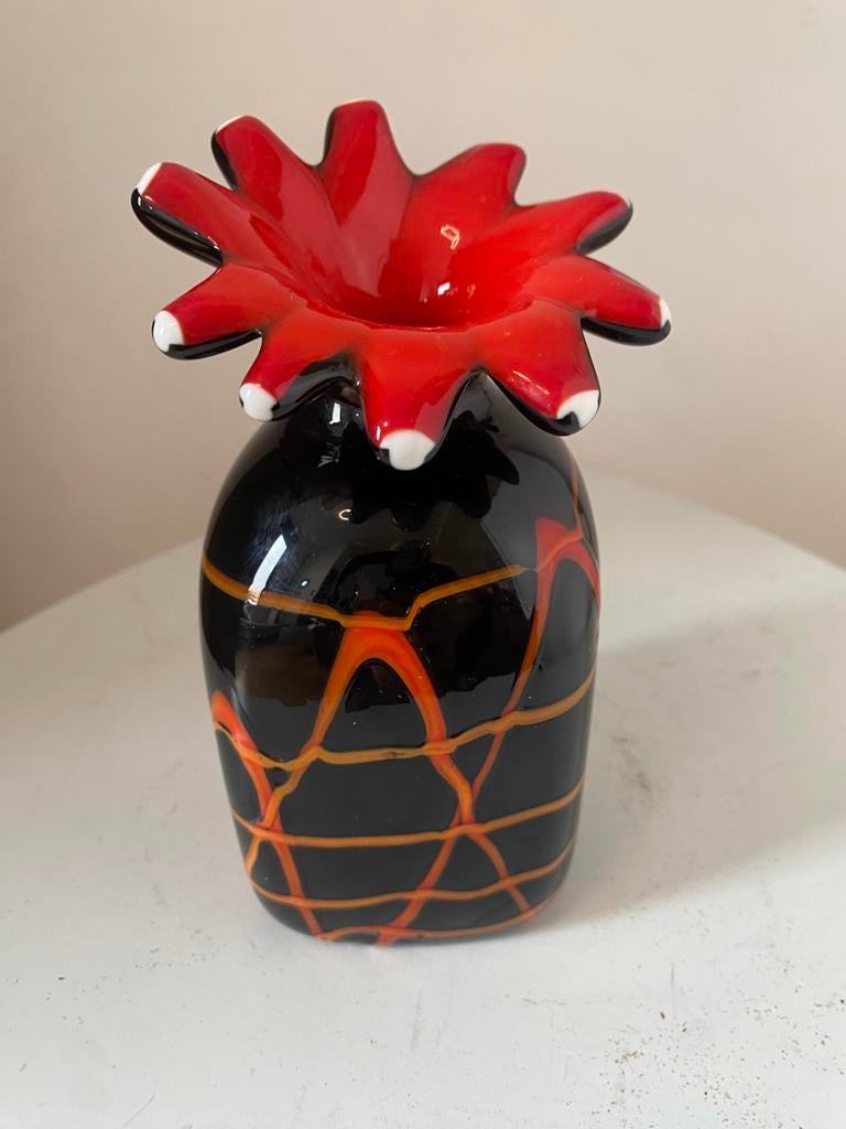 Vintage vaas van Murano-glas, Antiek en Kunst, Antiek | Vazen, Ophalen of Verzenden