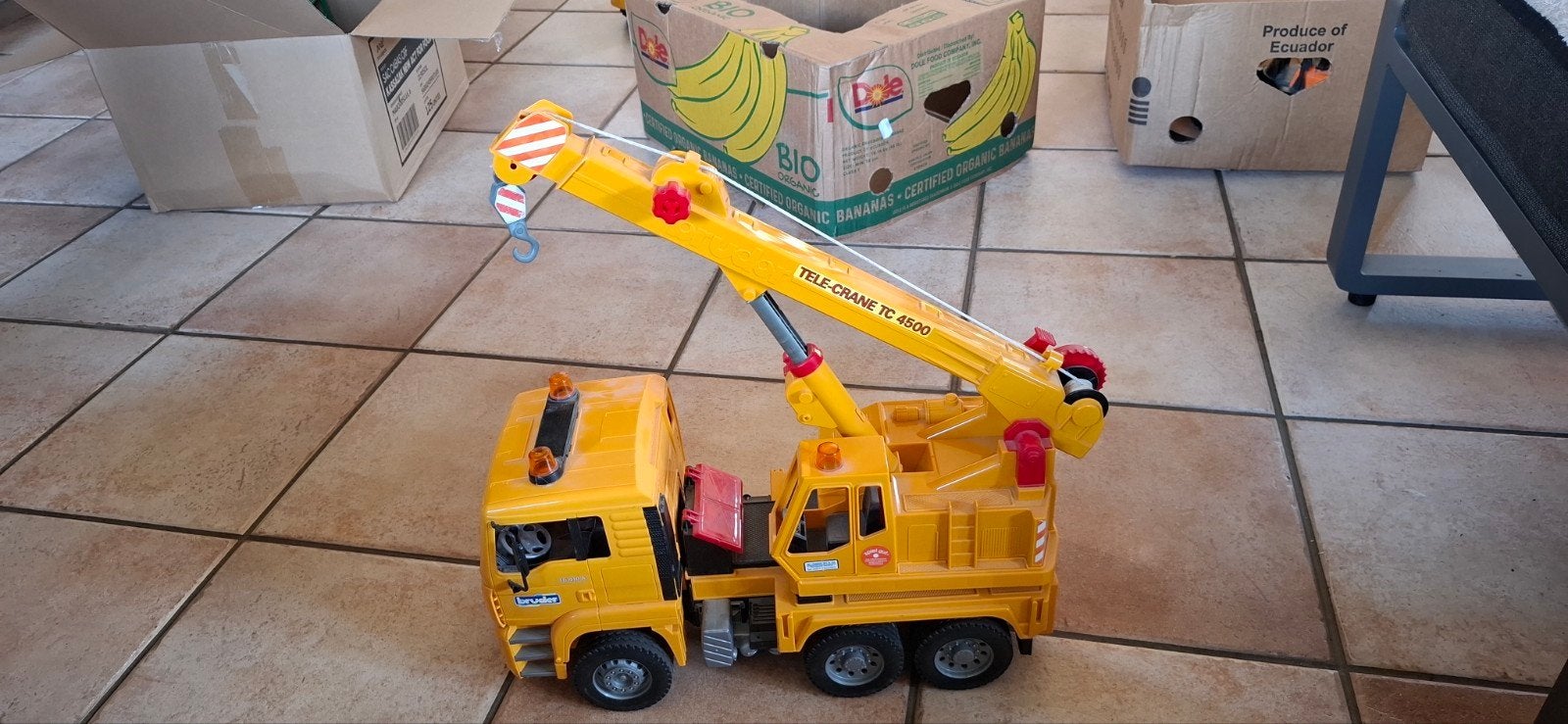 bruder kraan wagen, Kinderen en Baby's, Ophalen of Verzenden