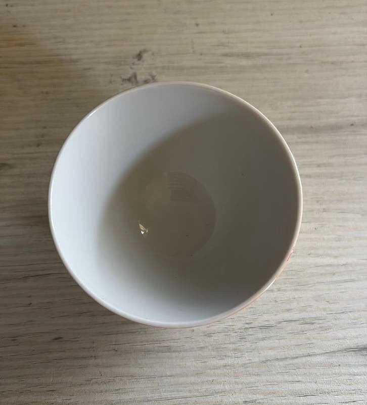 Bol en porcelaine chinoise vintage-Fabriqué à Liling China, Antiquités & Art, Enlèvement ou Envoi