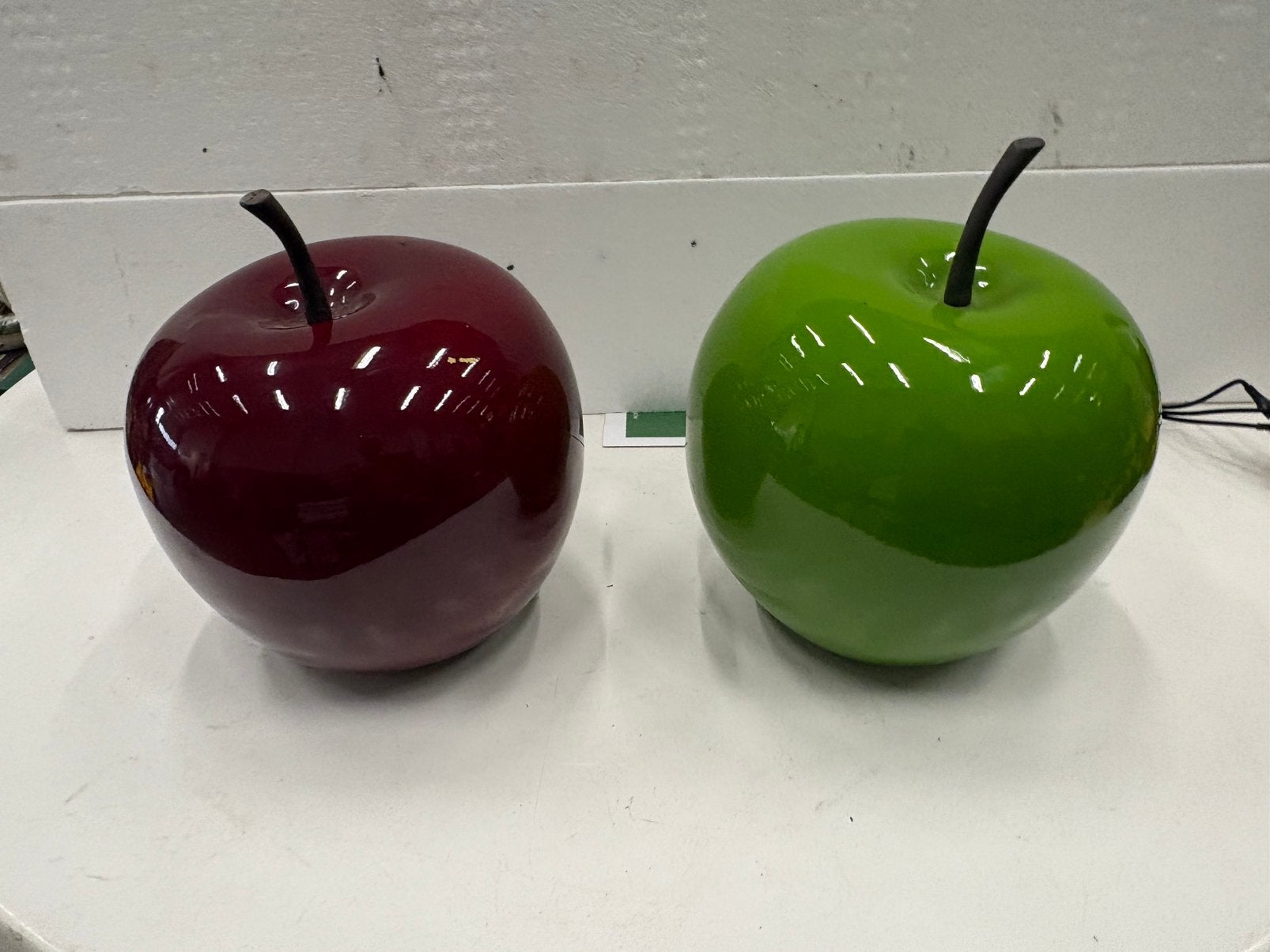 grote decoratieve keramieken appels – rood en groen, Ophalen of Verzenden