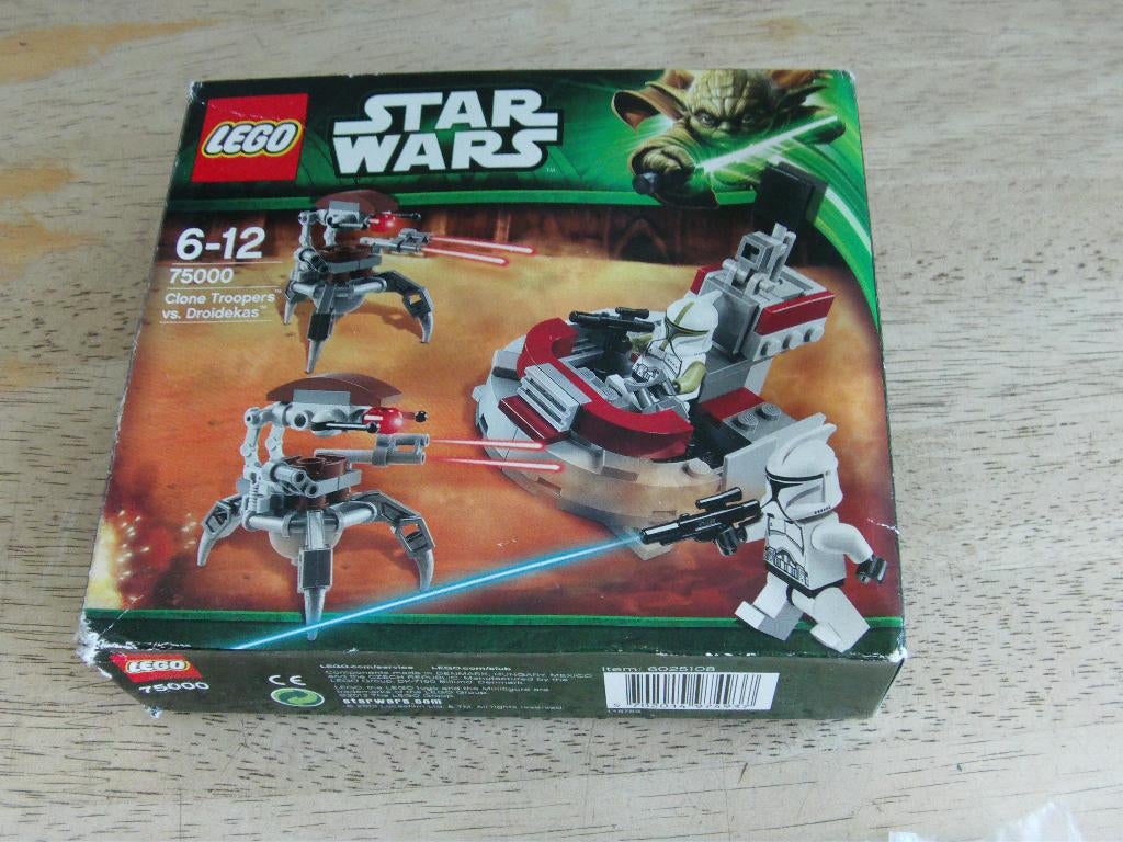 lego , star wars , Clone Troopers vs. Droidekas 75000, Ophalen of Verzenden, Gebruikt, Complete set, Lego