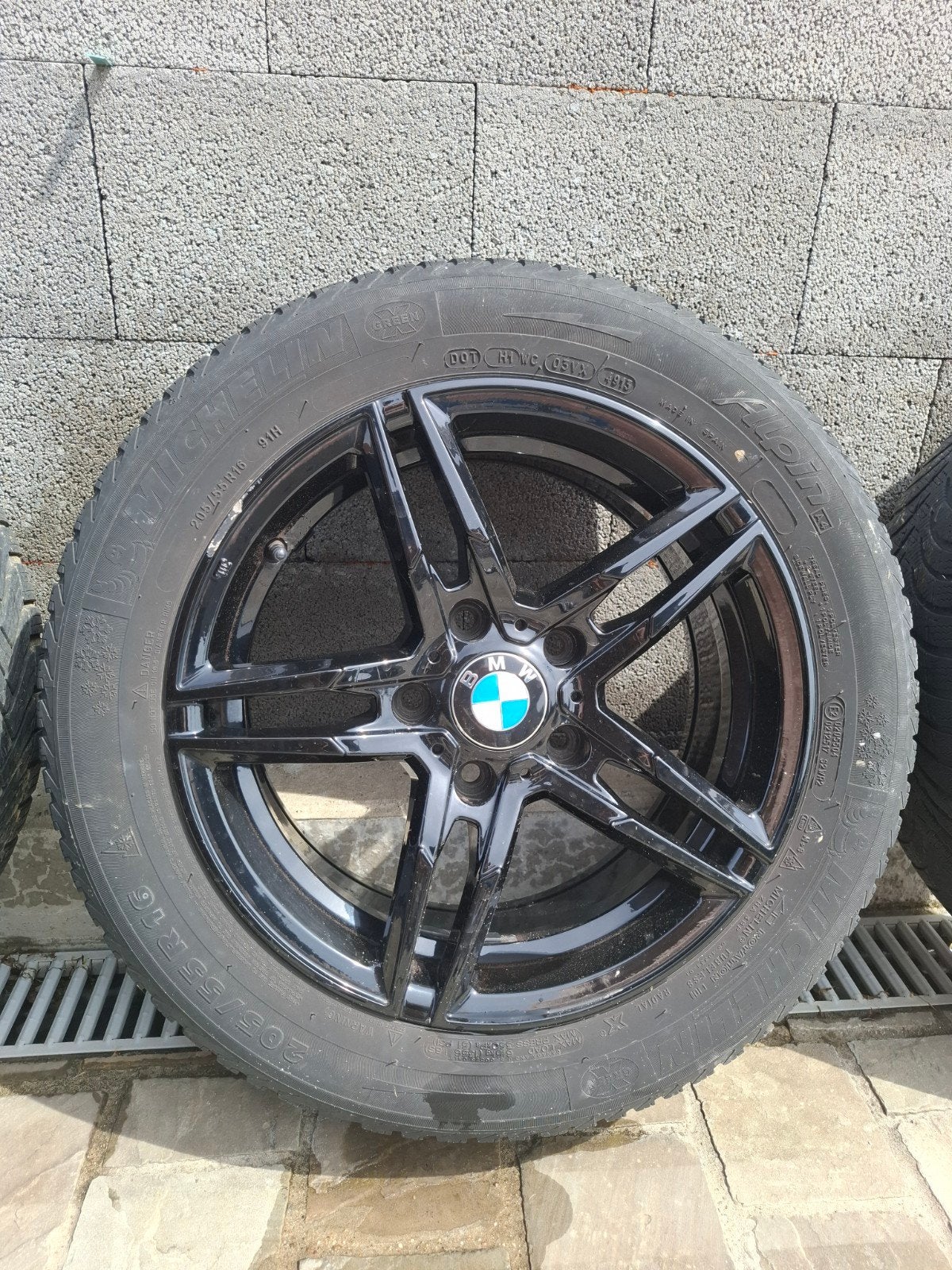 1 reeks winterset 205/55 R16 5x120, Ophalen, 16 inch, Winterbanden, Band(en)