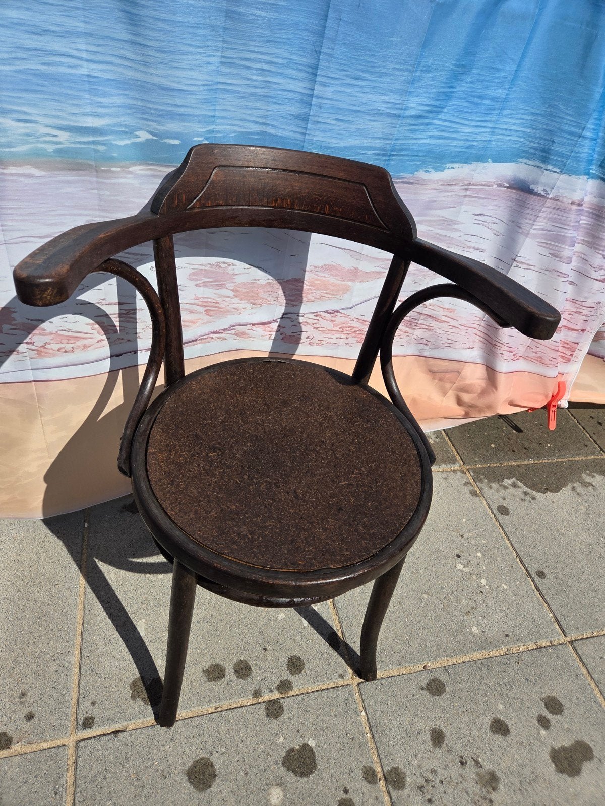 Vintage Thonet-stijl caféstoel, Ophalen