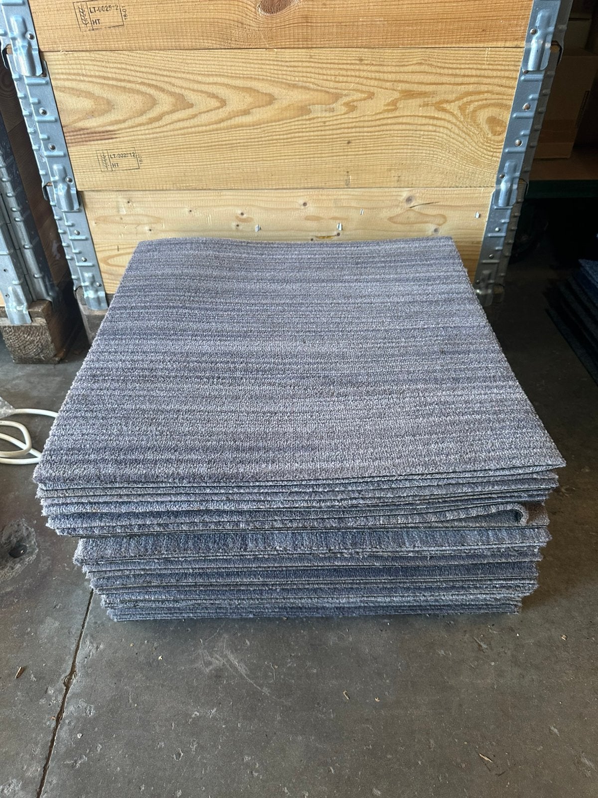 Dalles de moquette professionnelle, Enlèvement