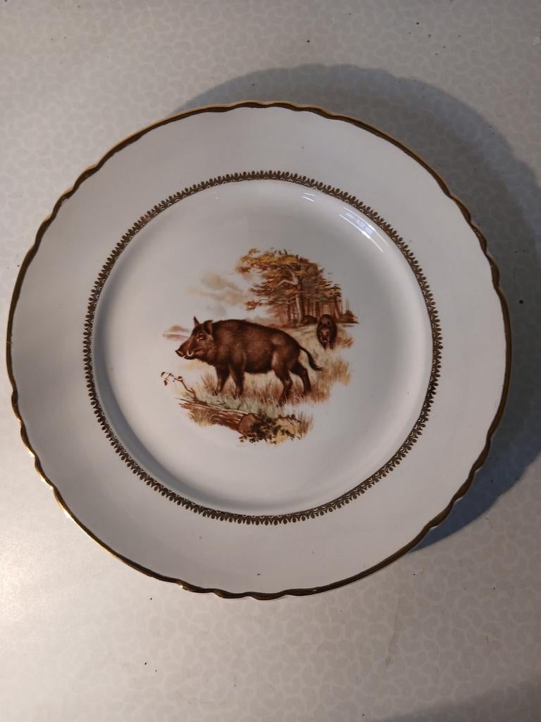 Bord jacht everzwijnen(gereserveerd), Antiek en Kunst, Ophalen of Verzenden
