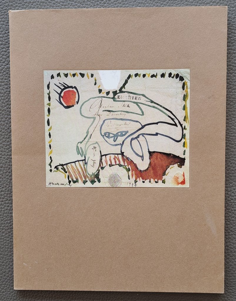 Pierre Alechinsky “Vieux papiers” Aquarelles 1977 - 1978., Peinture et dessin, Enlèvement ou Envoi, Comme neuf, Alechinsky