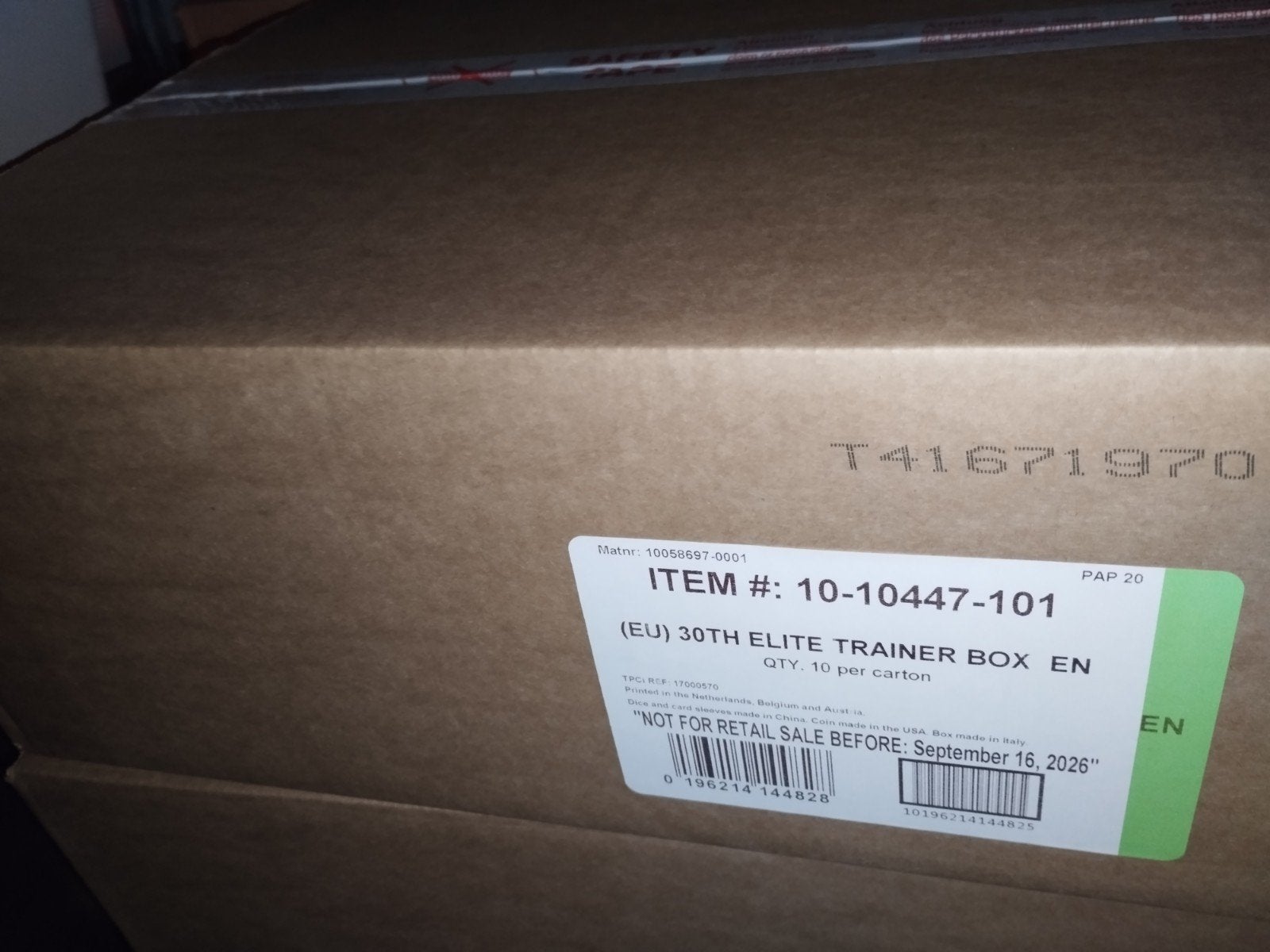 30th etb case, Ophalen