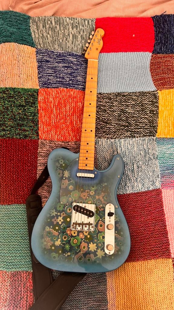 Tokai TTL70 Breezysound TL Type Blue Flower, Enlèvement ou Envoi, Comme neuf
